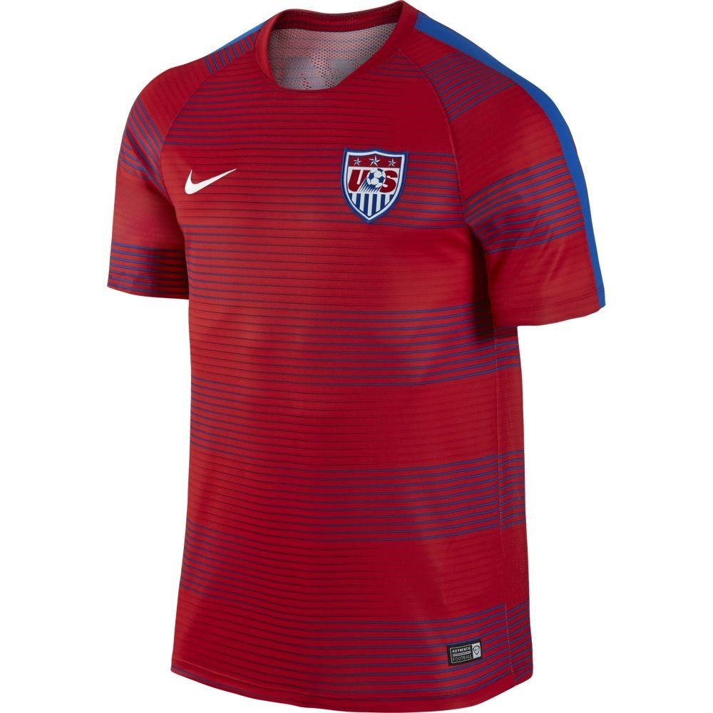 NIKE USA Pre - Match Flash Training Jersey Red - Best Buy Soccer
